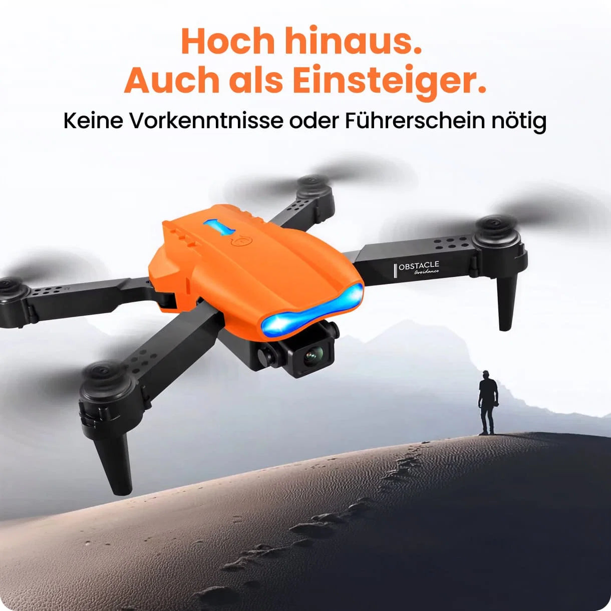 Drone with Dual 4K Cameras