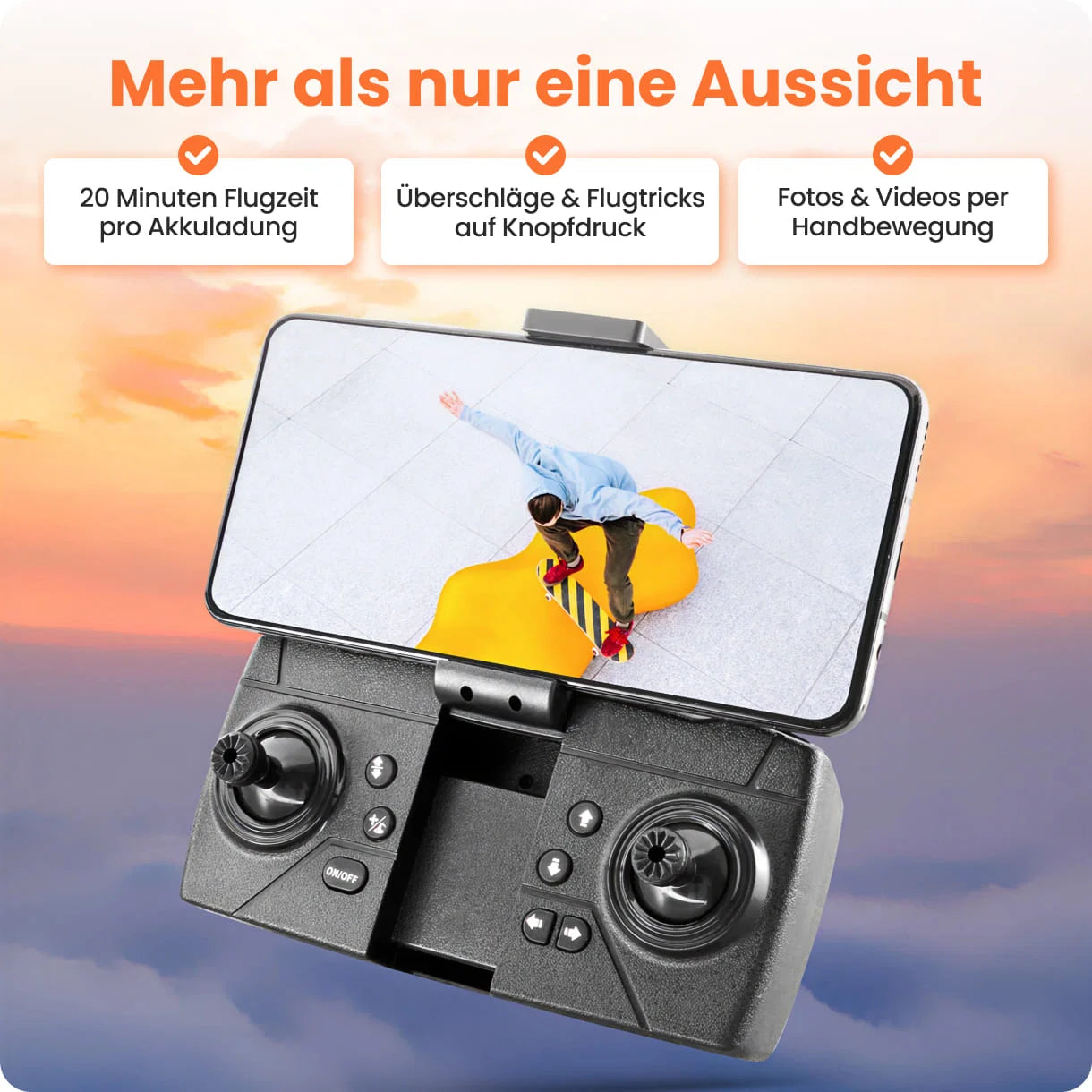 Drone with Dual 4K Cameras