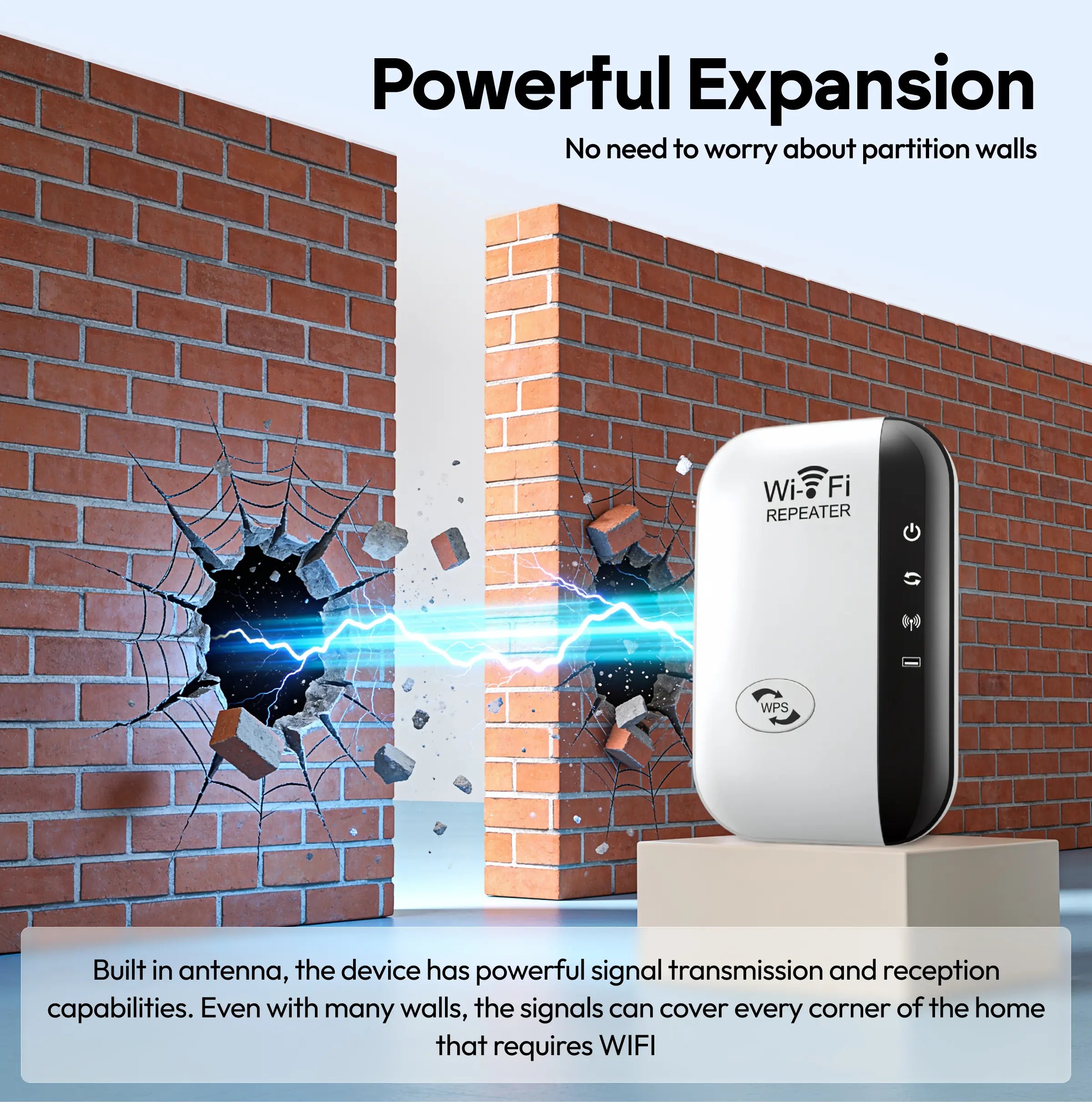 WiFi-extender met 300 Mbps