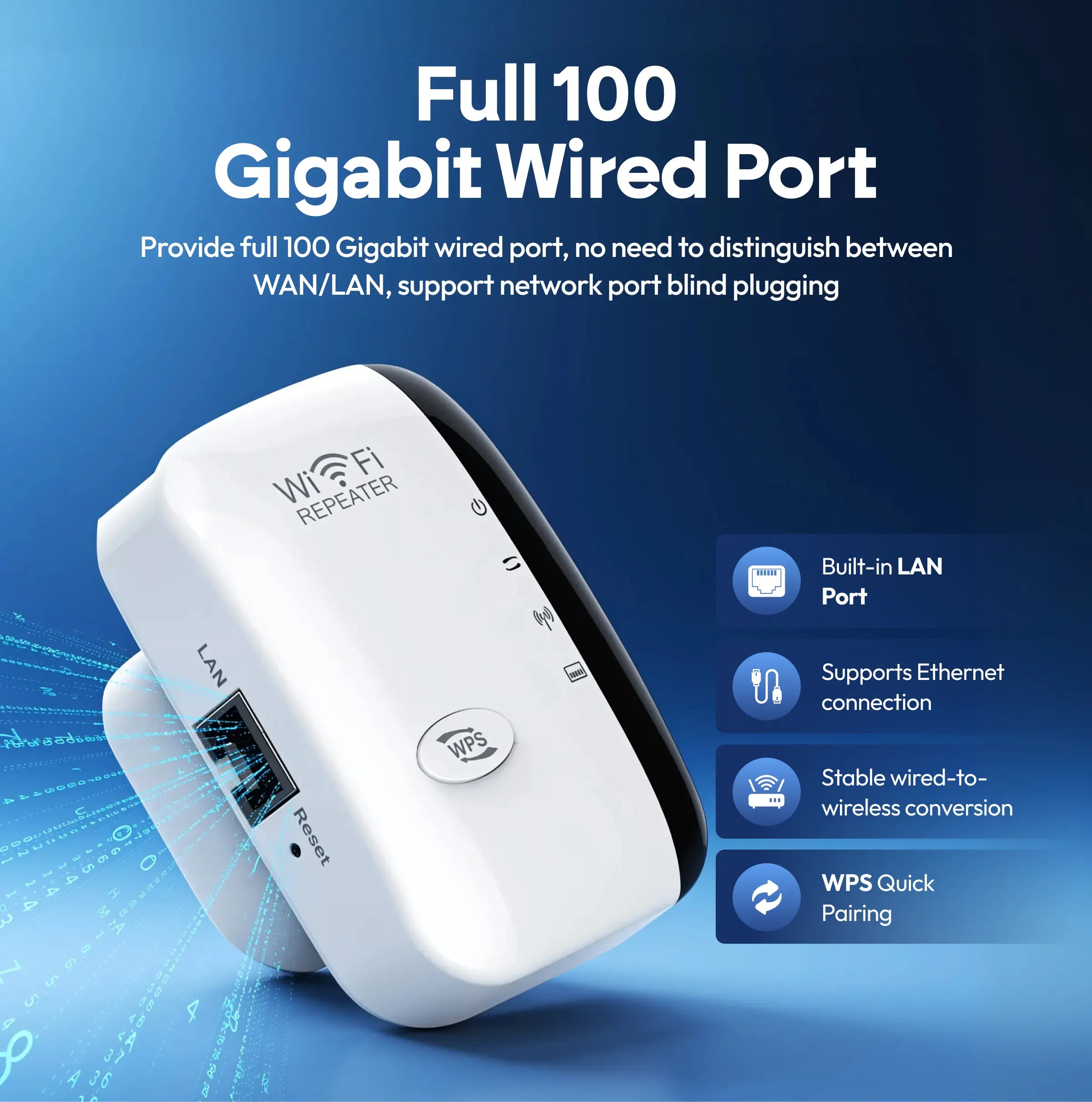 WiFi-extender met 300 Mbps