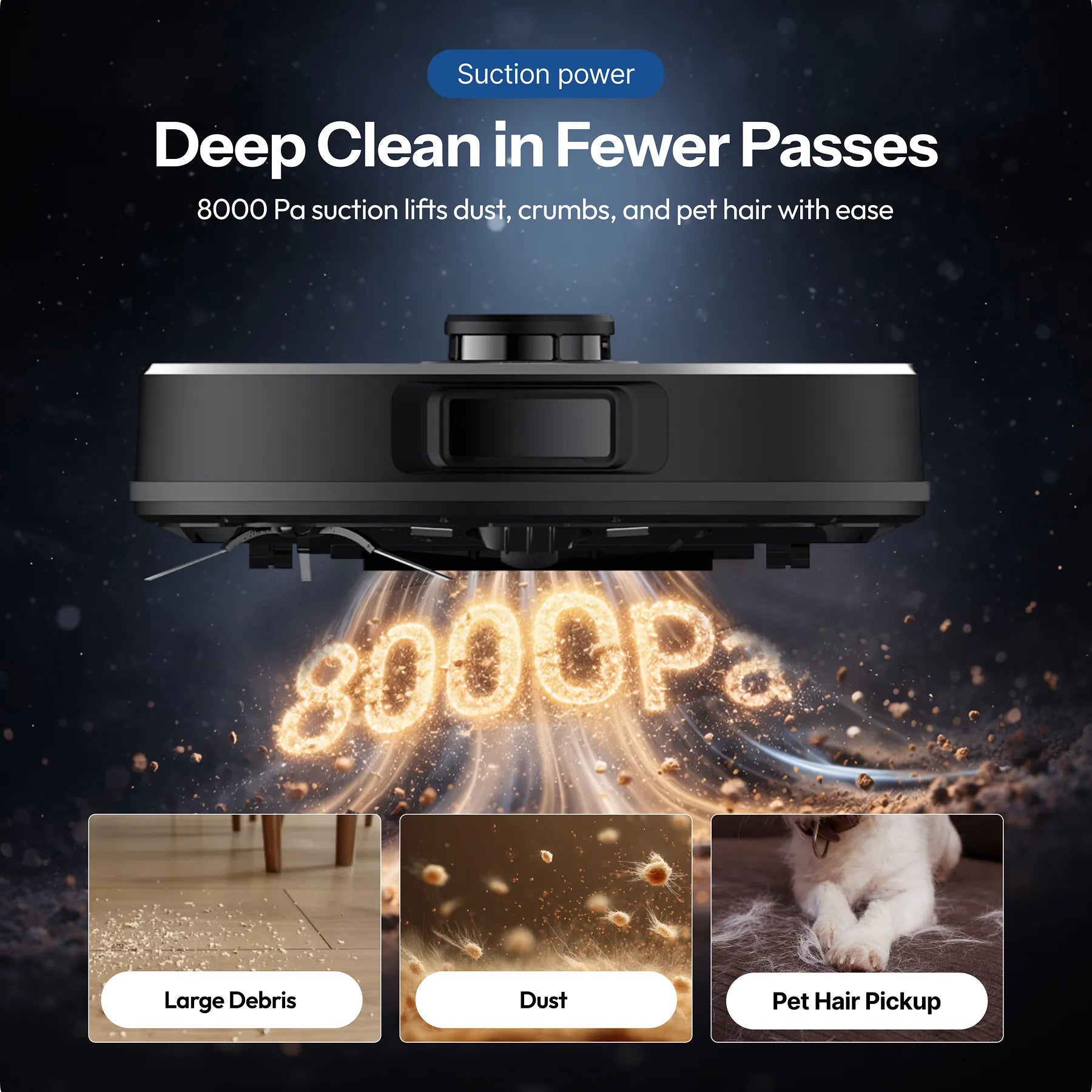 Q10 Robot Vacuum with Mop & AI LiDAR