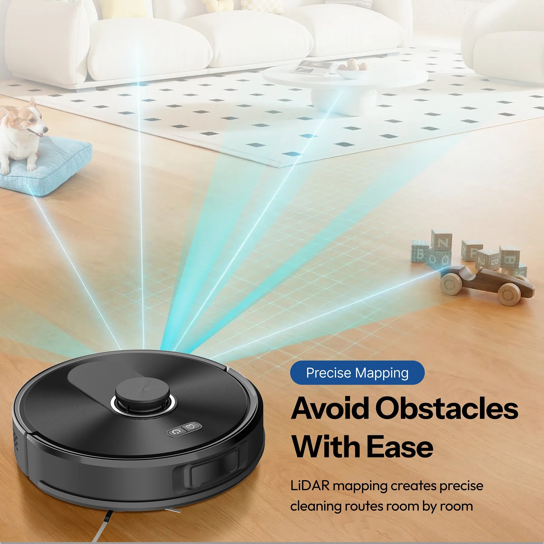Q10 Robot Vacuum with Mop & AI LiDAR