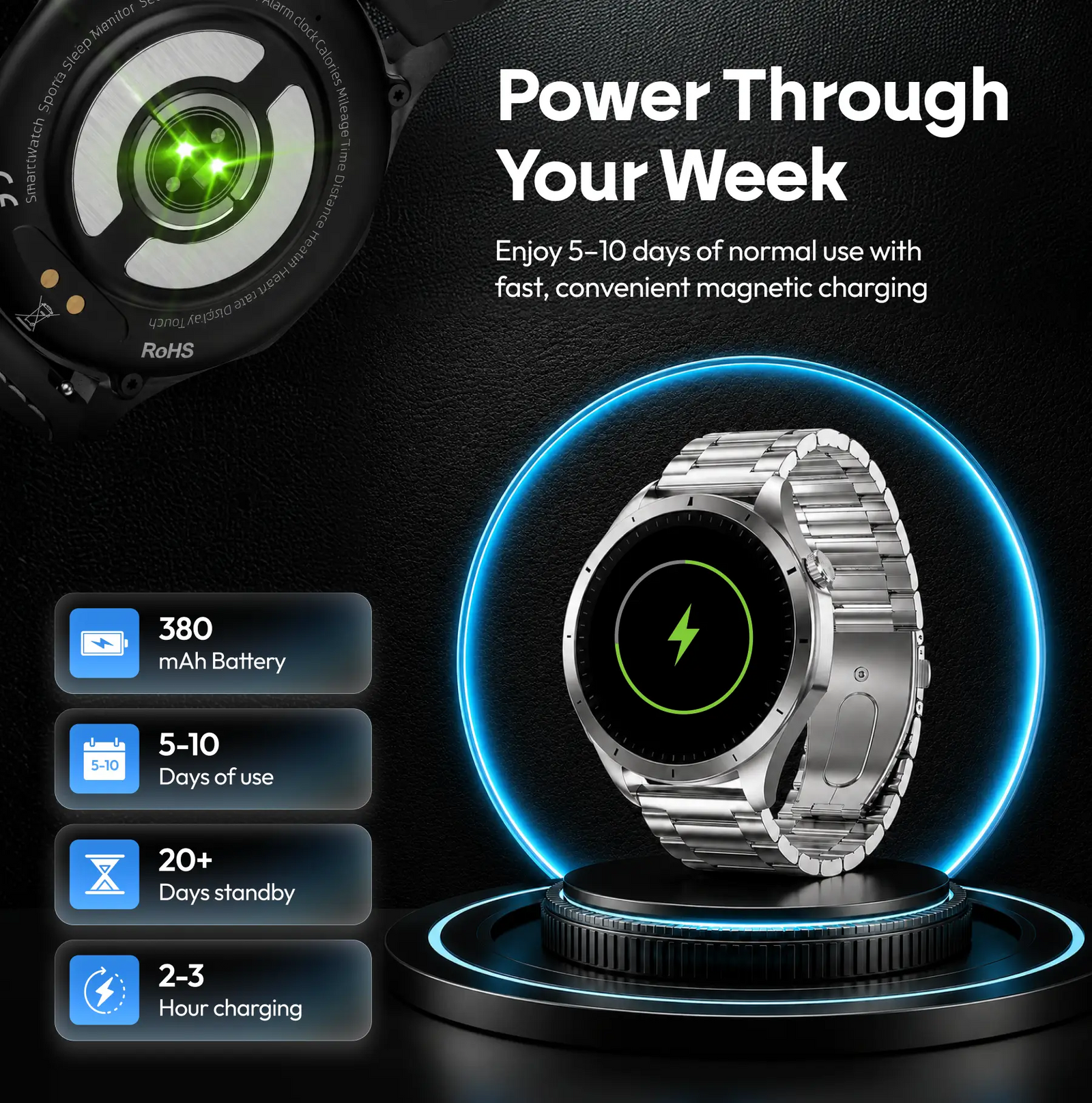 Heren Smartwatch EZ Pro