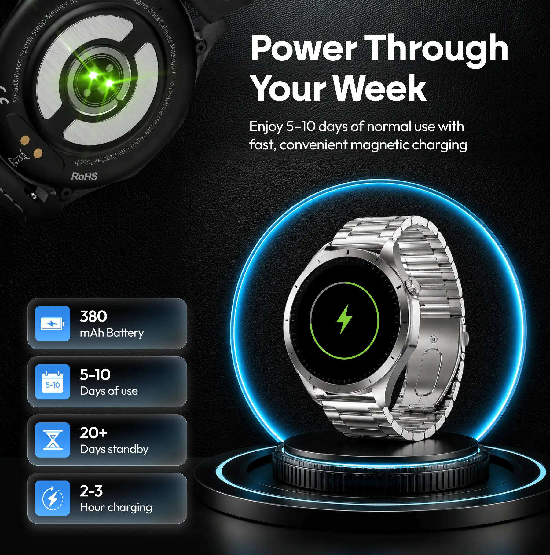 Heren Smartwatch EZ Pro