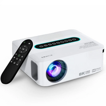  4K & 8K Support Beamer mit 5G WiFi, Bluetooth, 8.000+ Apps & Dolby Sound