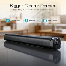 Soundbar Pro S2 für TV, PC, Laptop & Heimkino mit Bluetooth 5.0 Streaming & Subwoofer-Surround-Sound