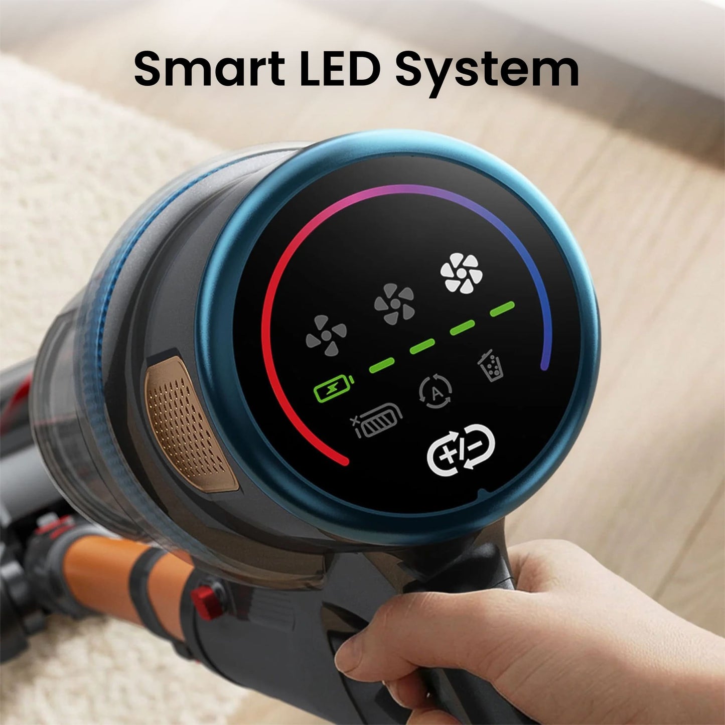 Cordless Vacuum Cleaner with 120AW Suction Power