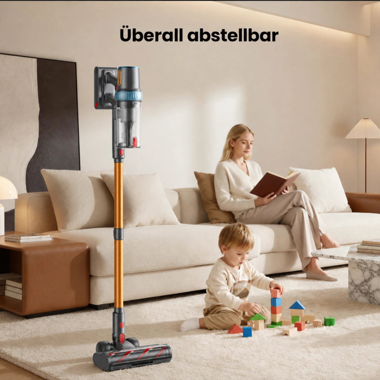 Cordless Vacuum Cleaner with 120AW Suction Power