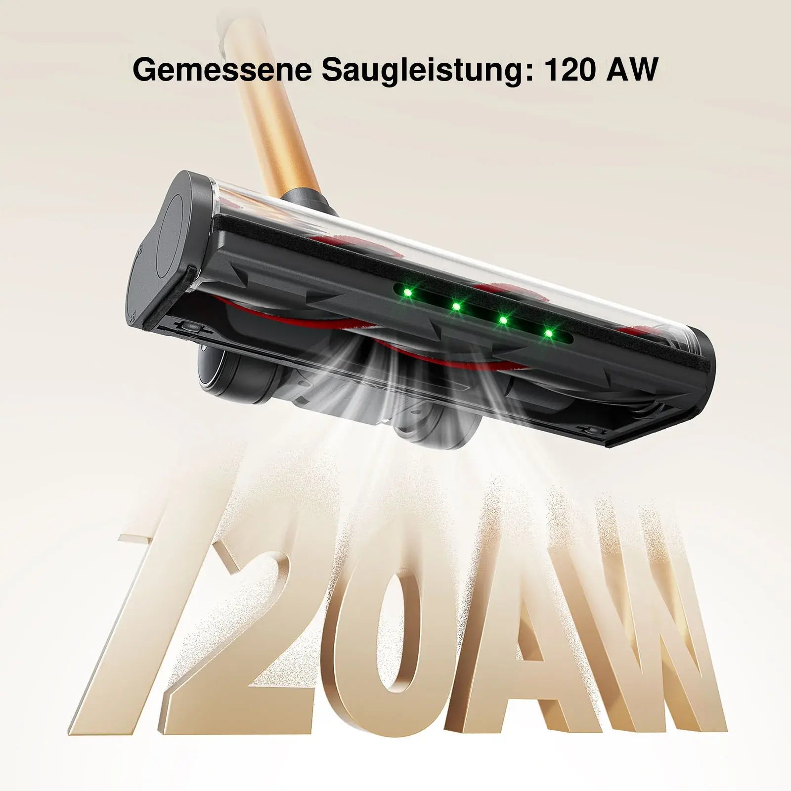Cordless Vacuum Cleaner with 120AW Suction Power